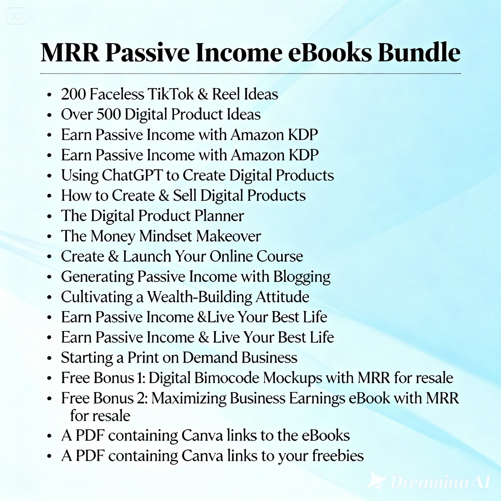 MRR Passive Income eBook Collection with Master Resell and Private Label Rights (PLR) - Image 4