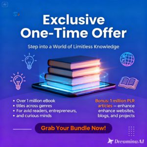 1 Million+ eBooks & 1 Million PLR Articles – Reseller Rights Included | 1M eBook Bundle