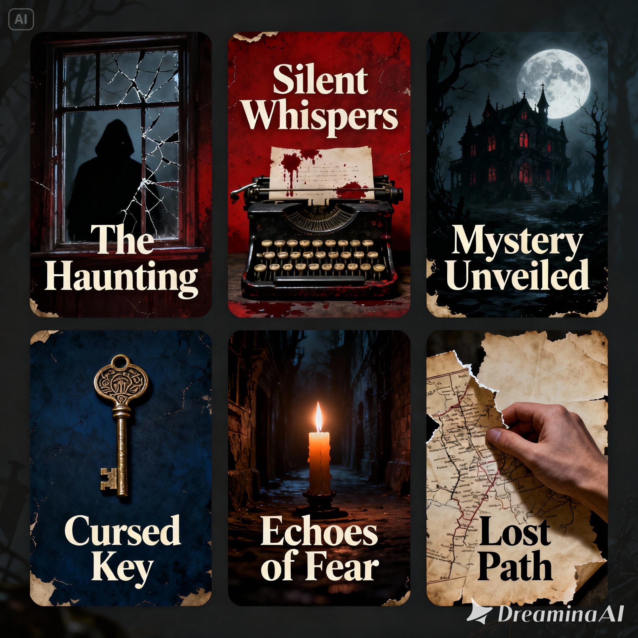 Thriller Bookmark Collection