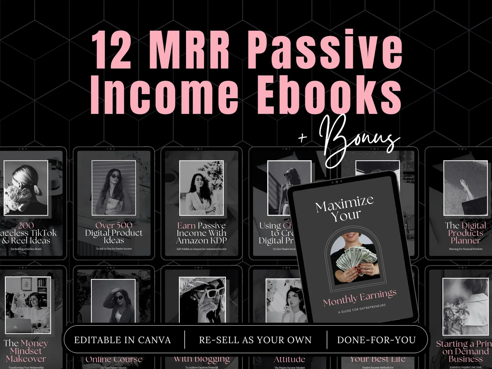 MRR Passive Income eBook Collection with Master Resell and Private Label Rights (PLR) - Image 2