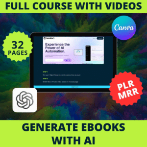 AI eBook Creation Masterclass: Step-by-Step Guide with Video Tutorials