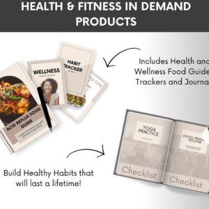 Done-For-You Health & Fitness Bundle with PLR eBooks, Planners, and Guides – Ready for Resale